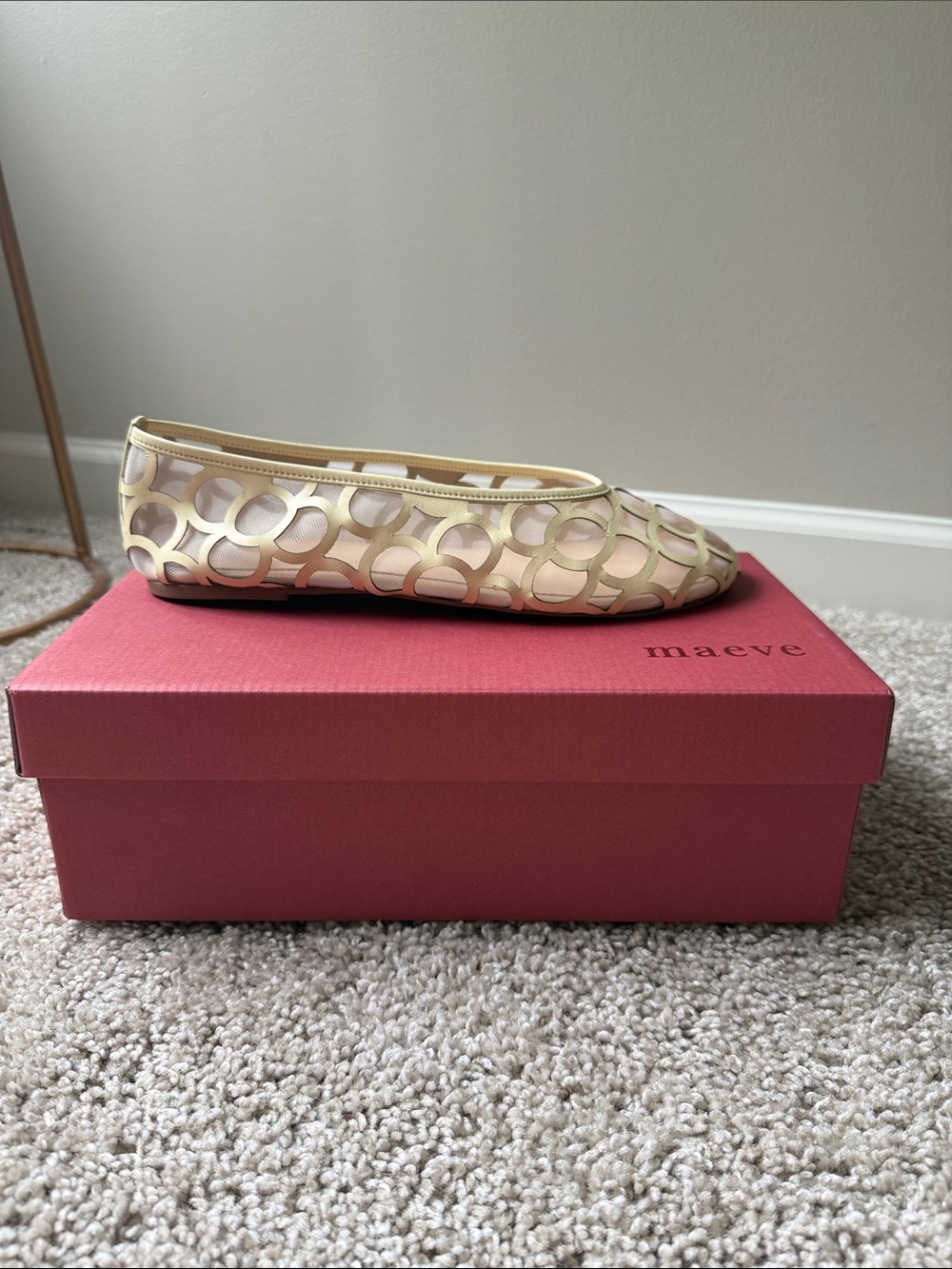 Maeve Circle Cutout Ballet Flats NWT